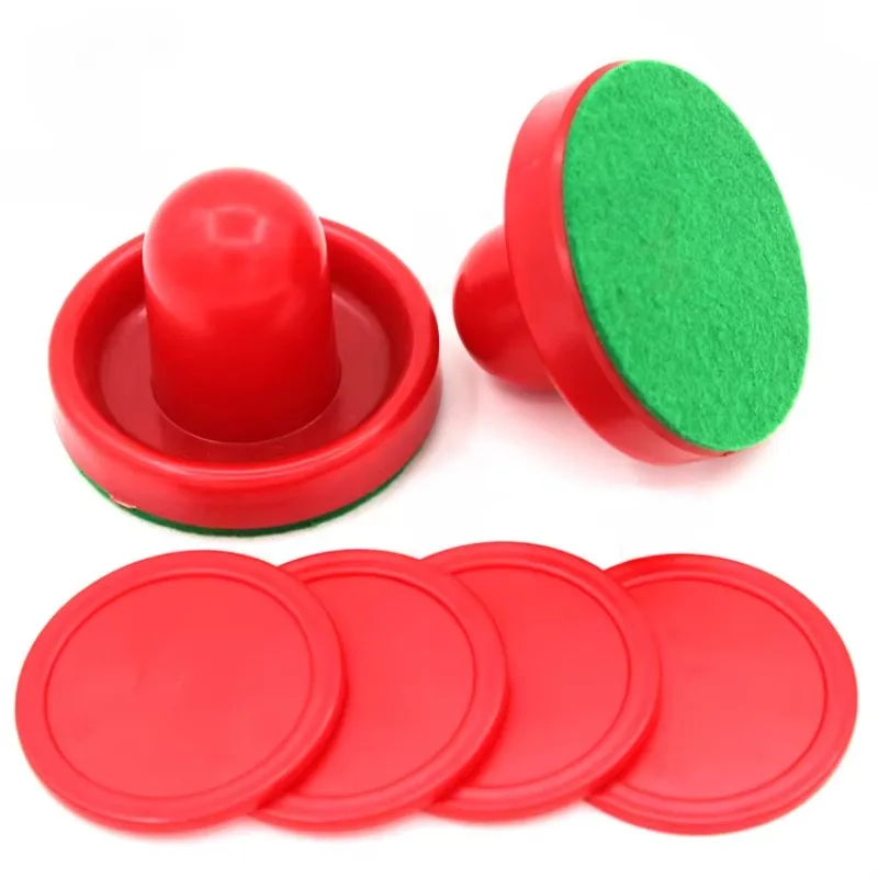 Air Hockey Table - 1/2 Set Air-Hockey-Zubehör 76mm Schläger Tischhockey-Zubehör