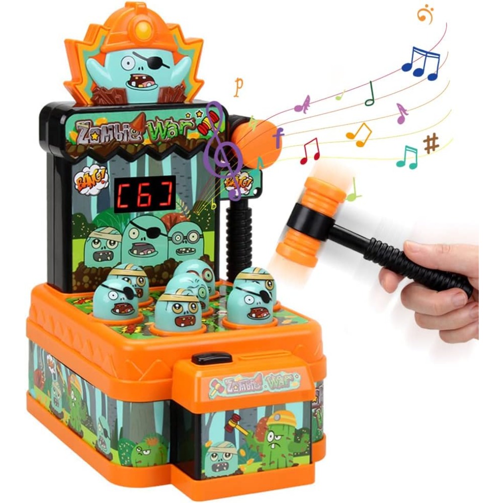 Whack A Mole Arcade - Arcade-Spiel, Spielzeug, Whack-Spiel, Maulwurf, Mini, elektronisch,