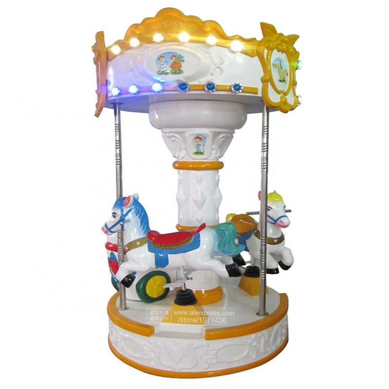 Coin Operated Kiddie Ride - Fiberglas Karussell Pferd Weihnachtsdekoration Münzbetriebene Kiddie