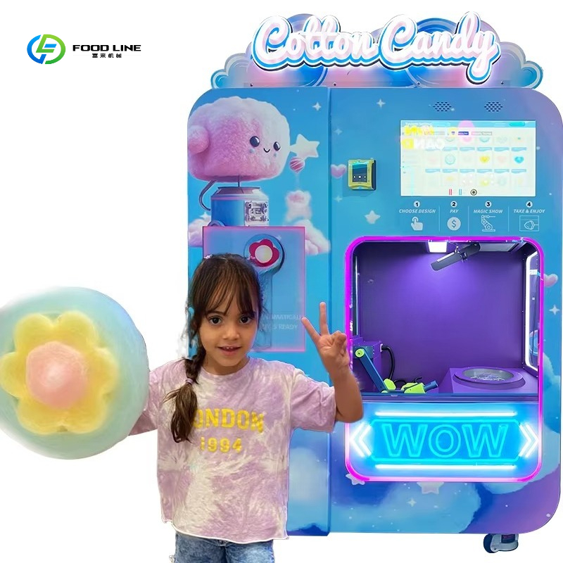 Candy Floss Machine - Anpassbare, heiß begehrte, vollautomatische Zuckerwattemaschine, professionelle