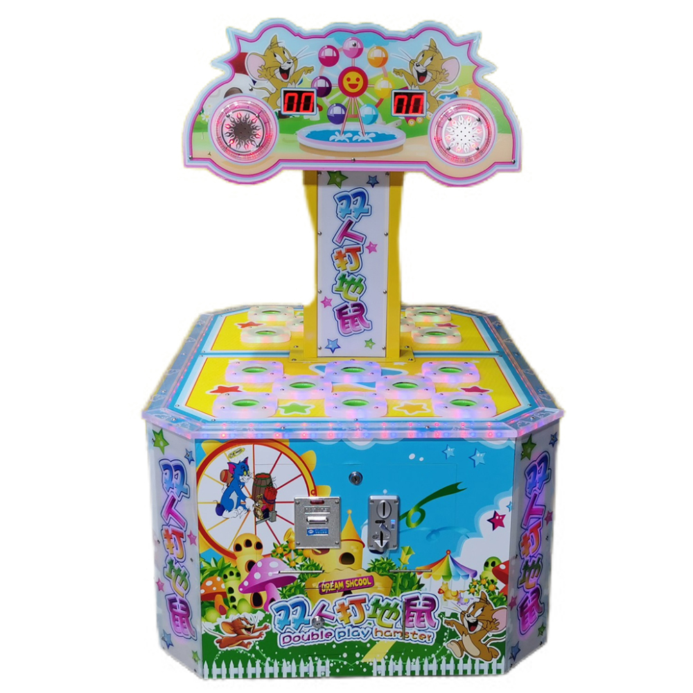 Whack A Mole Arcade - LED 2/4/6/8 Spieler Arcade Hammer Spielmaschine
