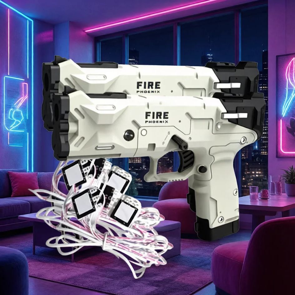 Gun Shooting Arcade - 2p GUN4IR Kabellose Elektromagnetische Lichtpistole mit