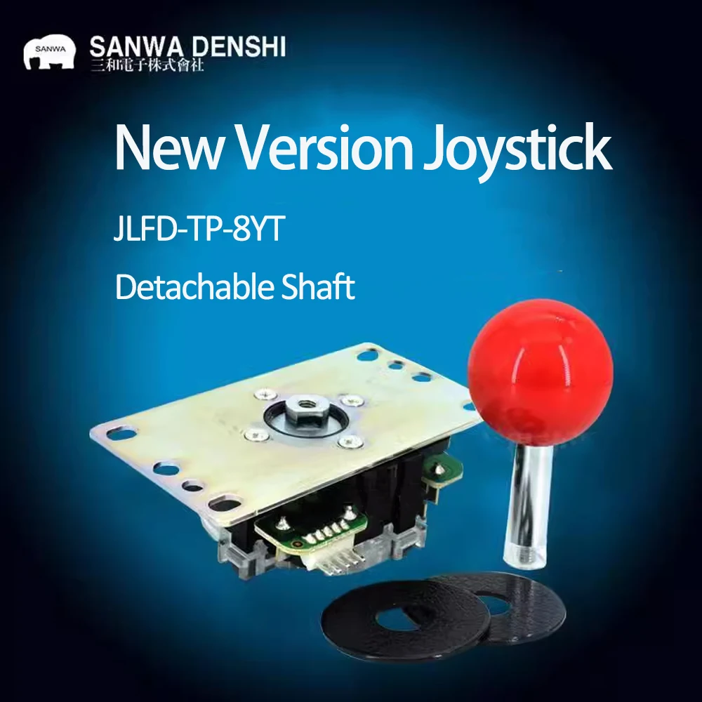 Arcade Vibes - Original Japan SANWA Joystick, JLFD-TP-8YT, abnehmbarer