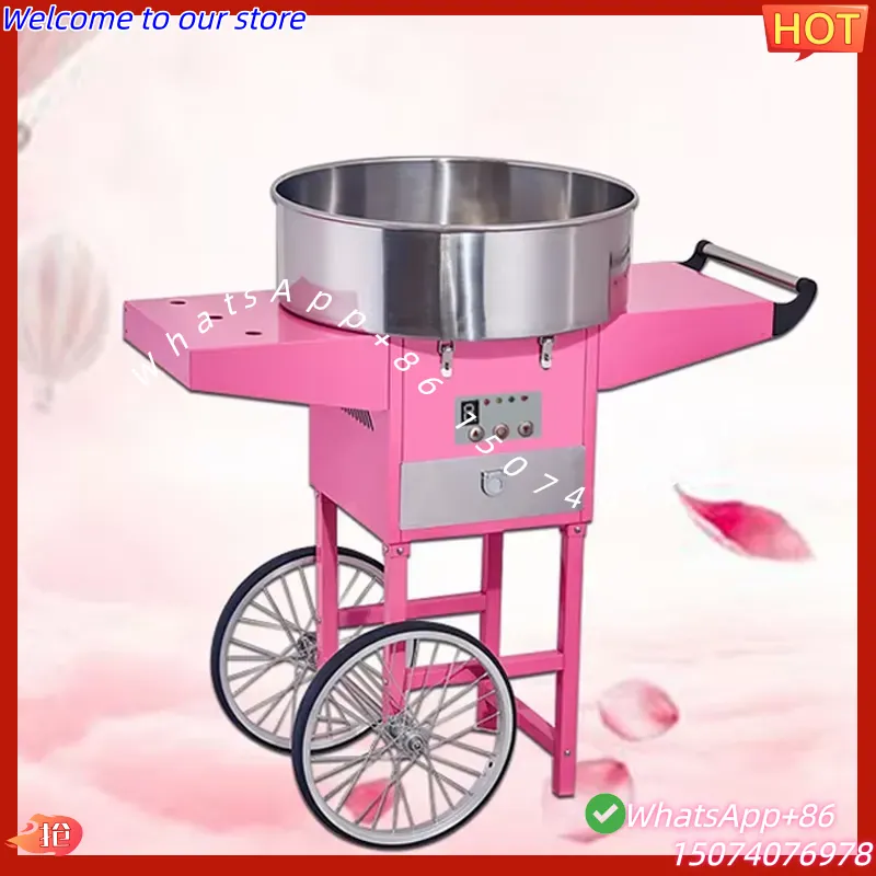 Candy Floss Machine - 2026 Kommerzielle Elektrische Automatische Zuckerwattemaschine für