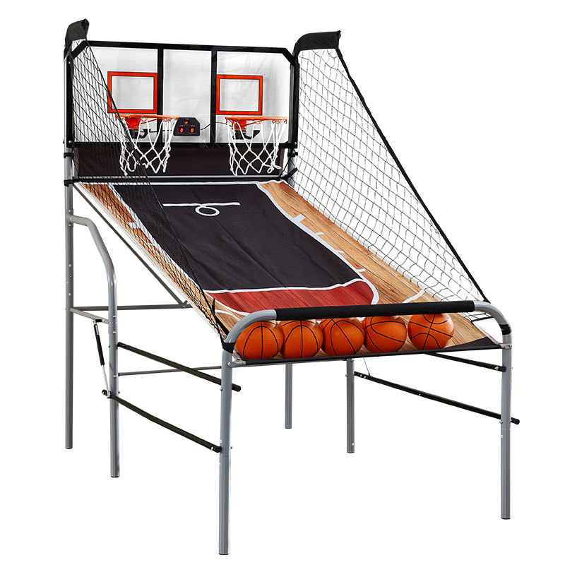 Basketball Arcade Game - Double-Shot Heavy-Duty faltbare Basketball-Arcade-Maschine mit elektronischem