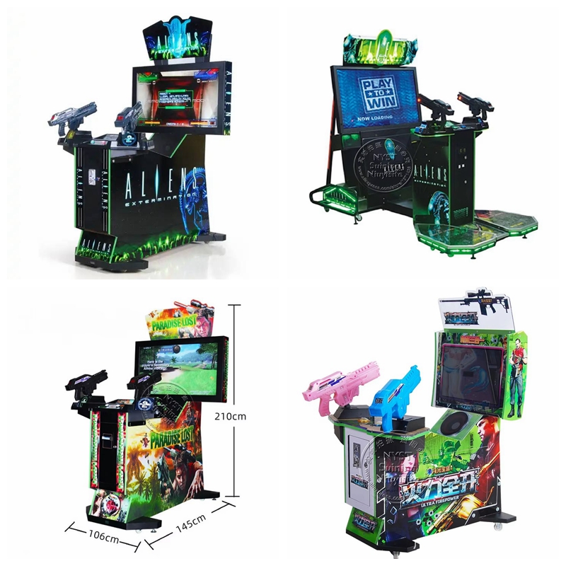 Gun Shooting Arcade - Aliens Schießspiel-Automat für Spielhallen, Vergnügungszentren und