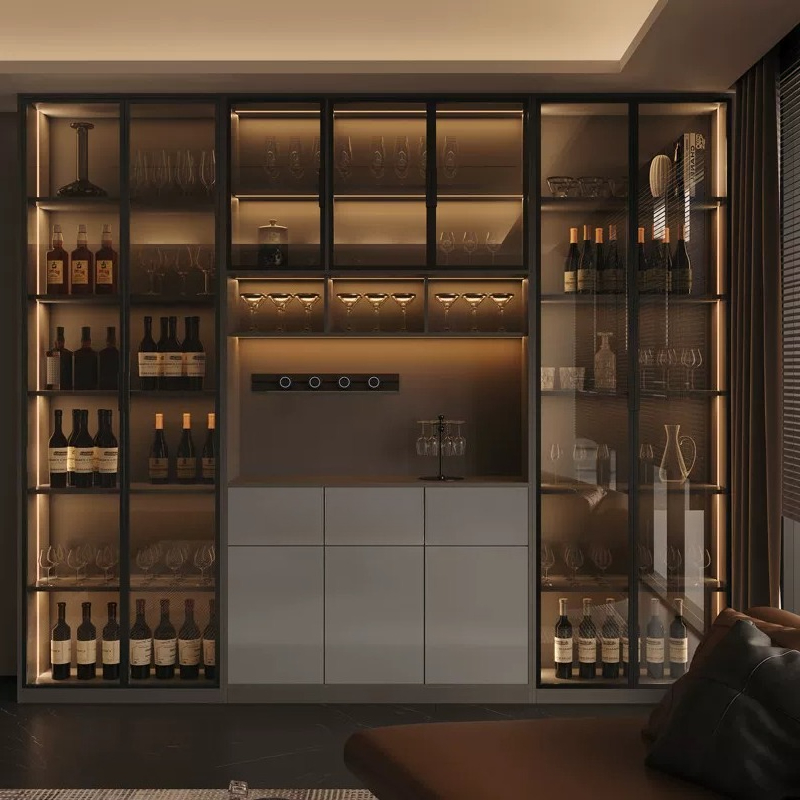 Leicht luxuriöser italienische – Glass Cabinet Display Bewertung und Preis