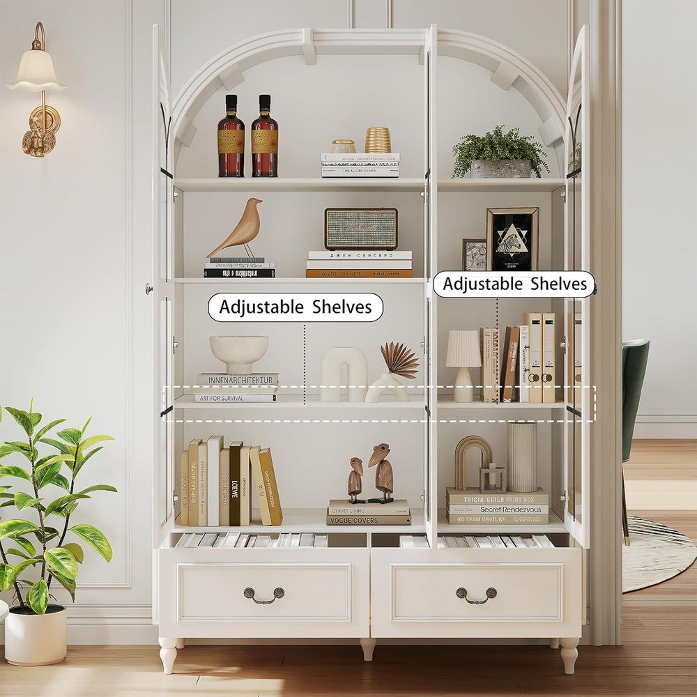 70,8 Zoll hoher, gewölbter Küc – Glass Cabinet Display Bewertung und Preis