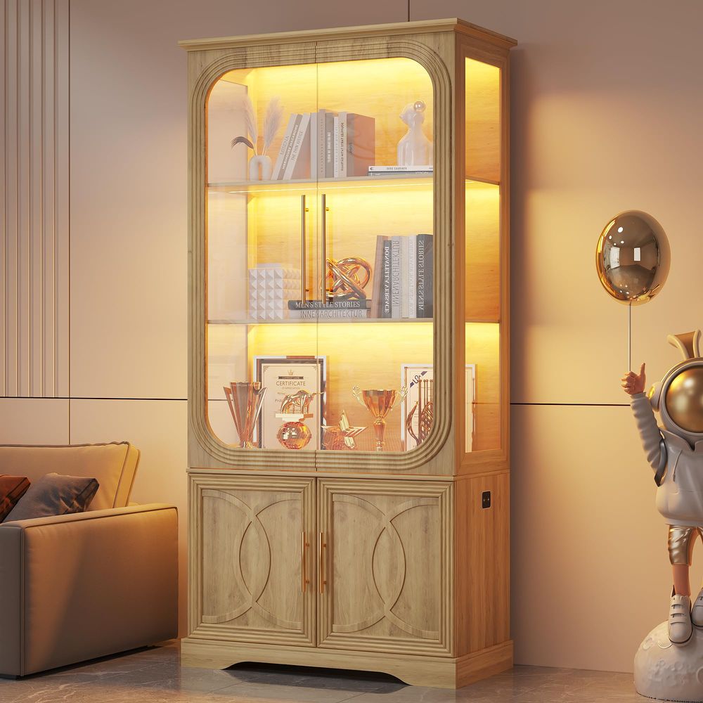 Vitrine mit Glastüren und Aufb – Glass Cabinet Display Bewertung und Preis