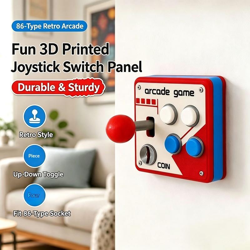 3D-Druck Panel Steckdosensteue – Arcade Vibes Bewertung und Preis