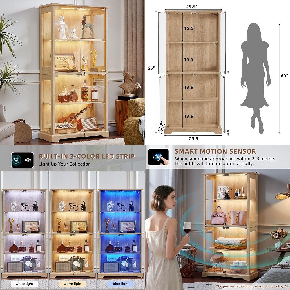 Bauernhaus-Vitrine aus Glas mi – Glass Cabinet Display Bewertung und Preis