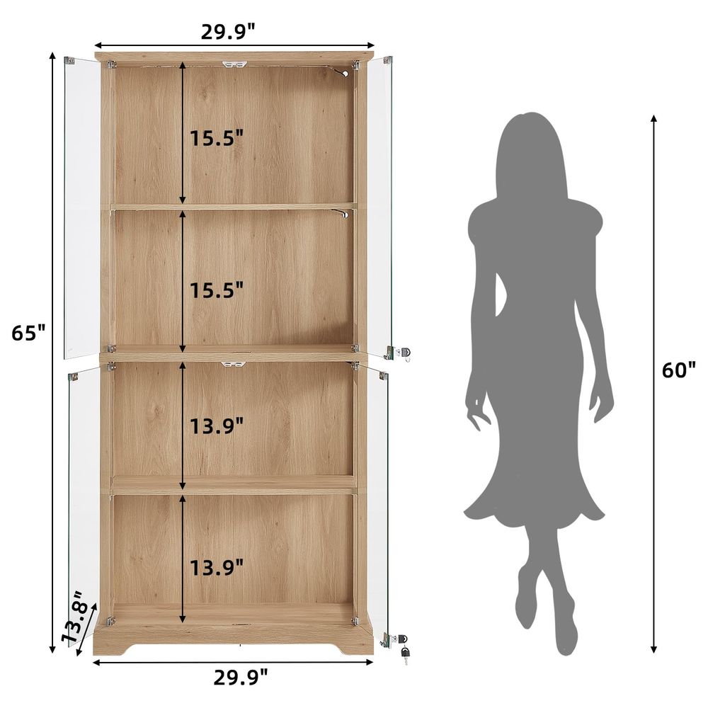 Bauernhaus-Vitrine aus Glas mi – Glass Cabinet Display Bewertung und Preis