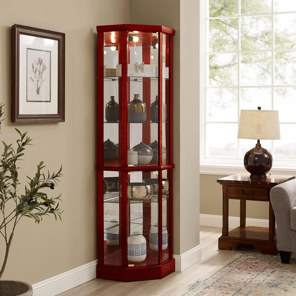 70 Zoll hoher, beleuchteter Gl – Glass Cabinet Display Bewertung und Preis